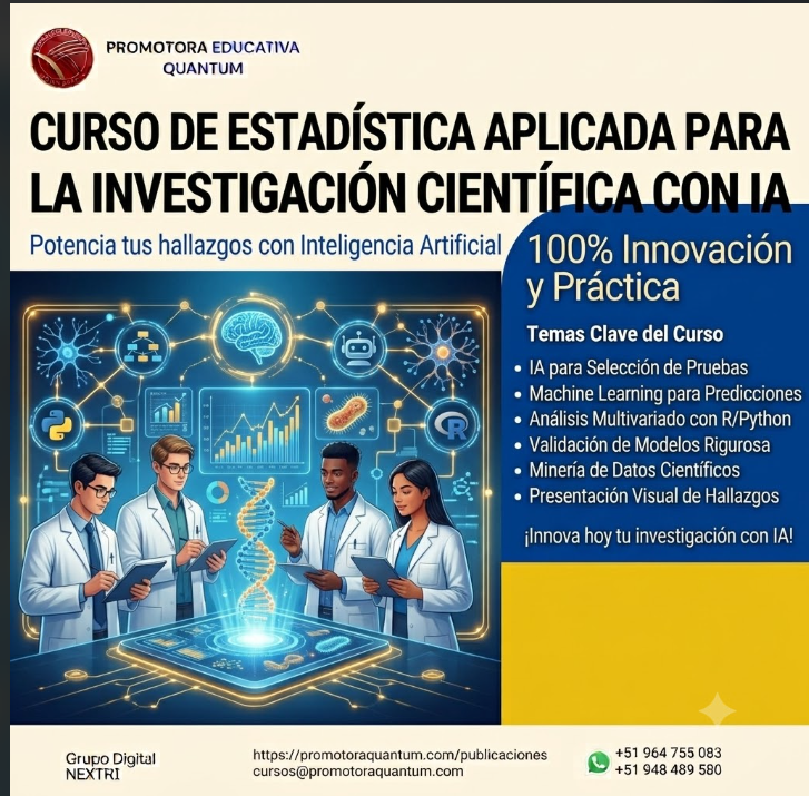 Estadística Aplicada para la Investigación Científica con IA